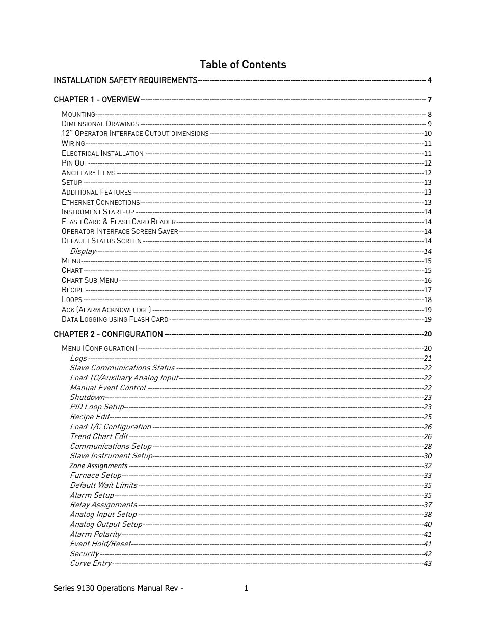 Super Systems 9130 Series User Manual | Page 2 / 174