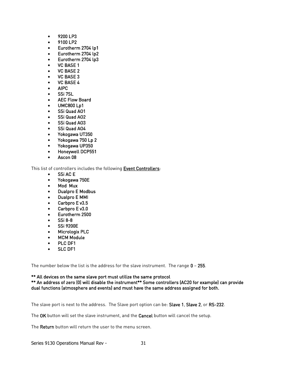 Super Systems 9130 Series User Manual | Page 32 / 174