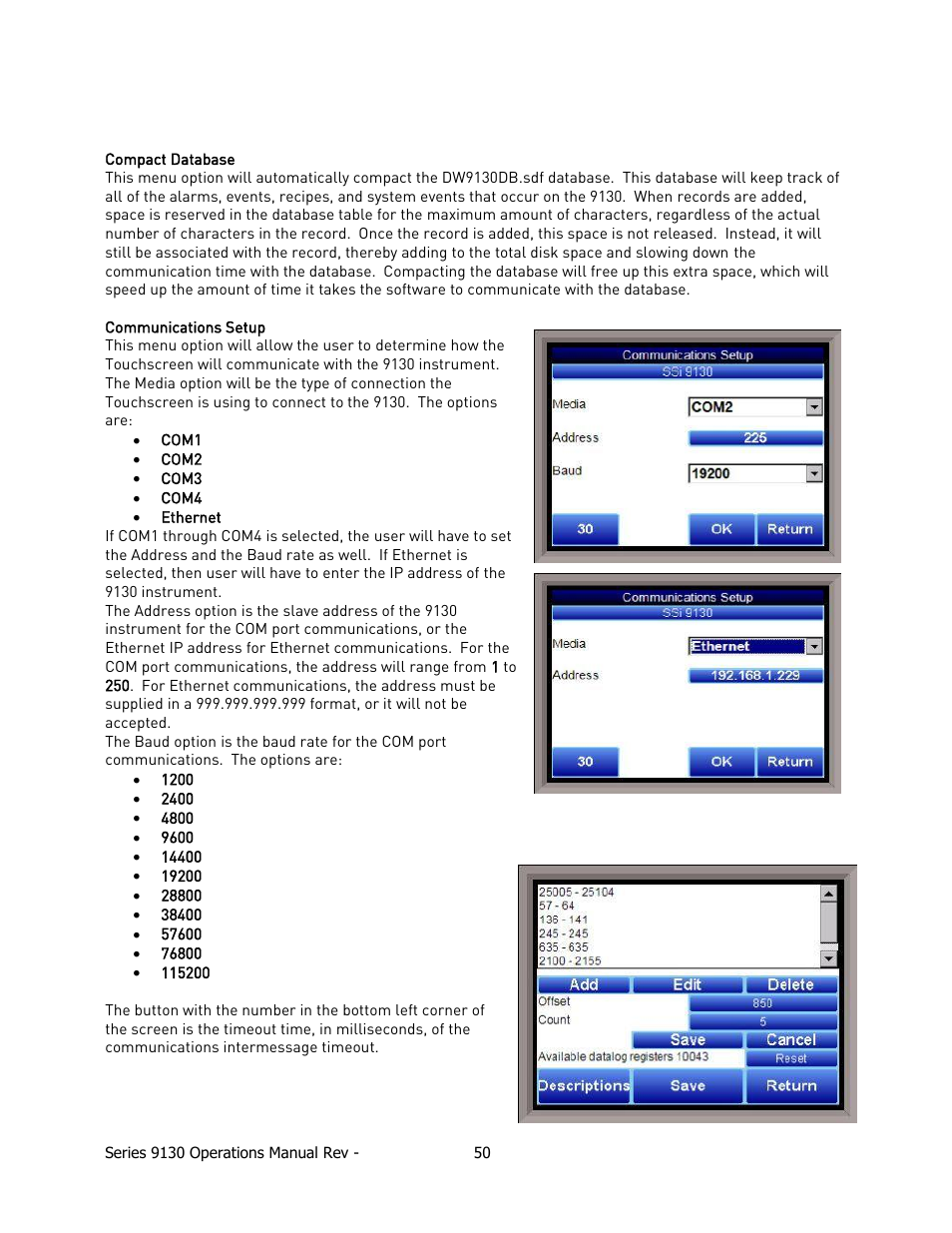 Super Systems 9130 Series User Manual | Page 51 / 174