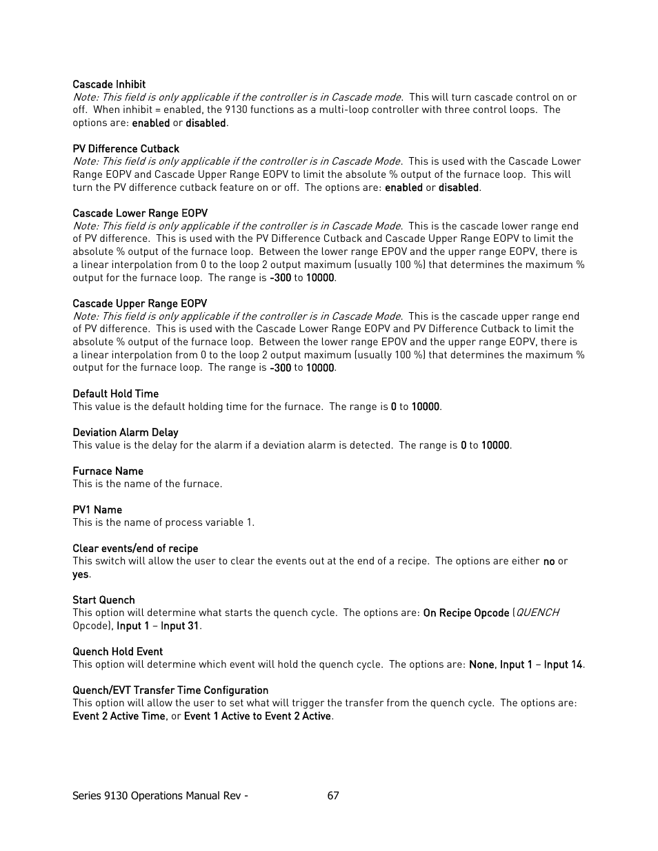 Super Systems 9130 Series User Manual | Page 68 / 174