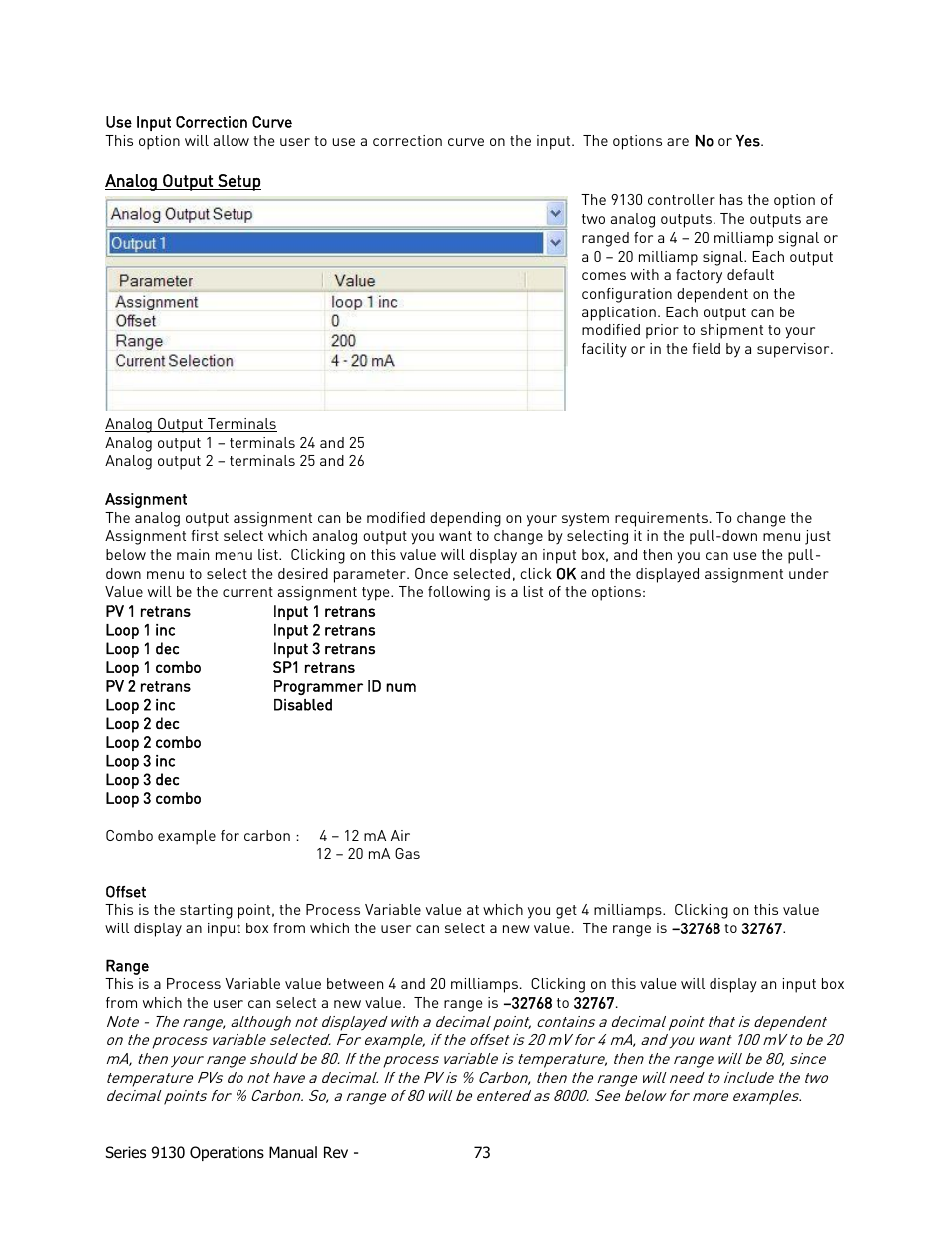 Nalog, Utput, Etup | Super Systems 9130 Series User Manual | Page 74 / 174