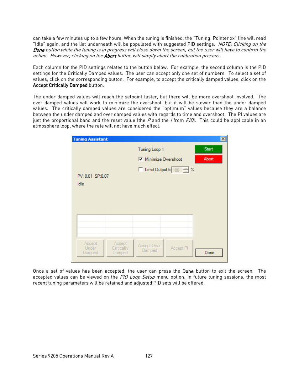 Super Systems 9205 Series User Manual | Page 128 / 235
