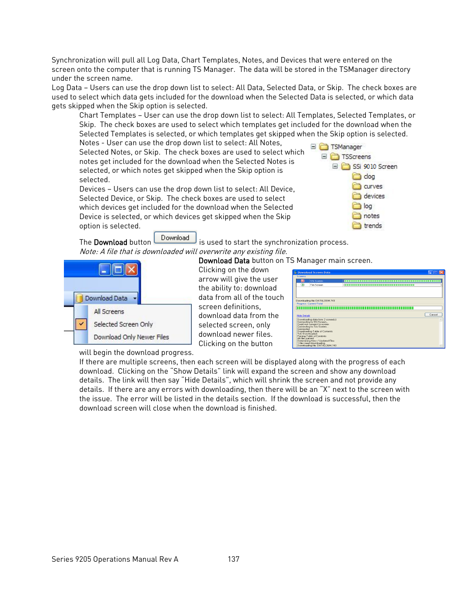 Super Systems 9205 Series User Manual | Page 138 / 235
