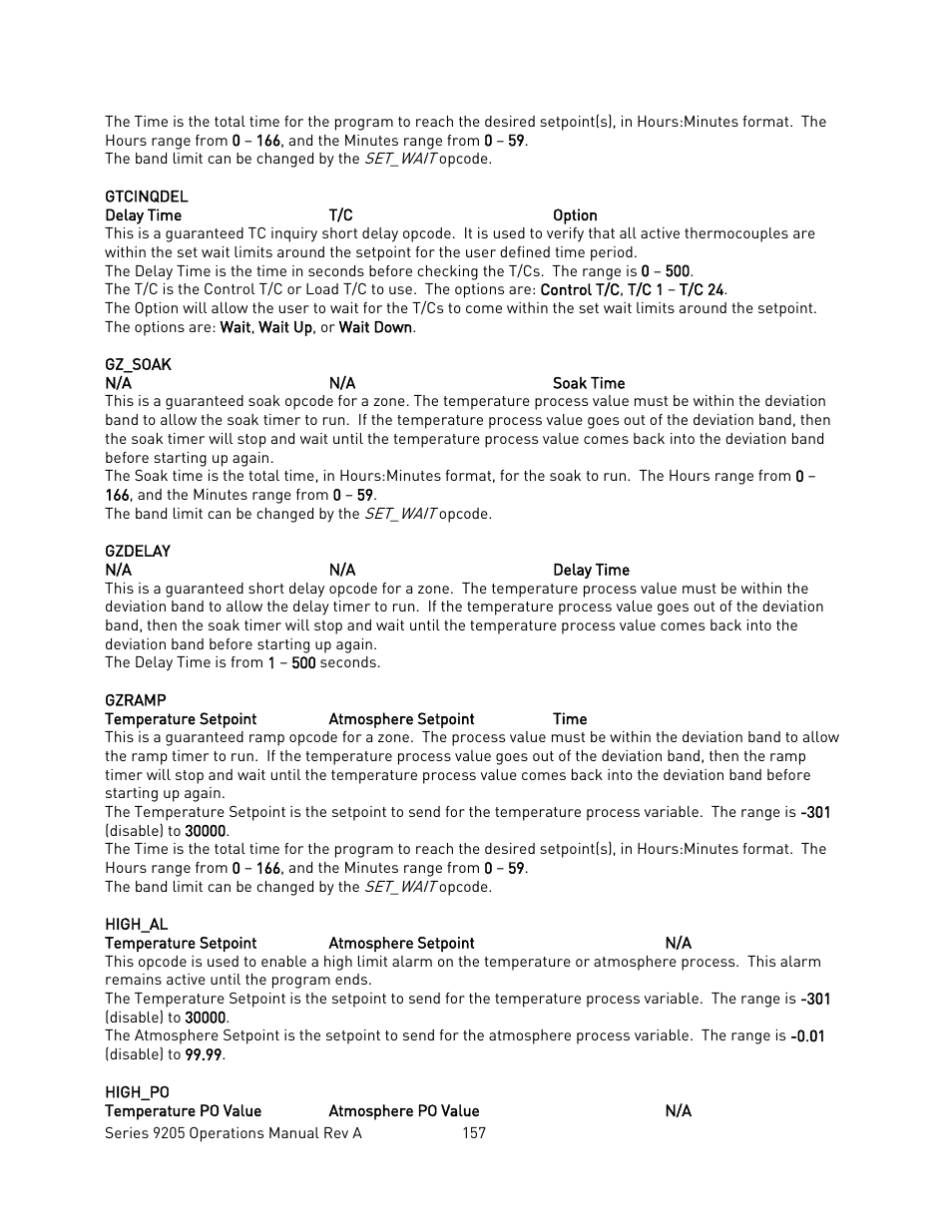 Super Systems 9205 Series User Manual | Page 158 / 235