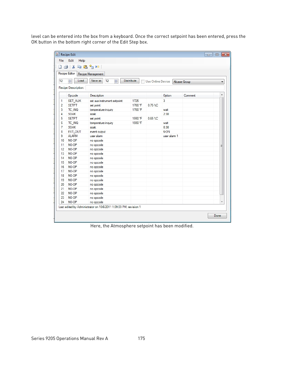 Super Systems 9205 Series User Manual | Page 176 / 235