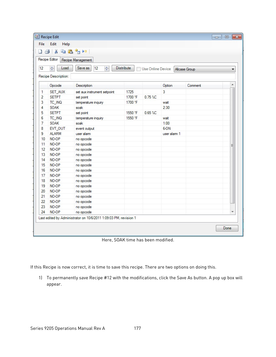 Super Systems 9205 Series User Manual | Page 178 / 235