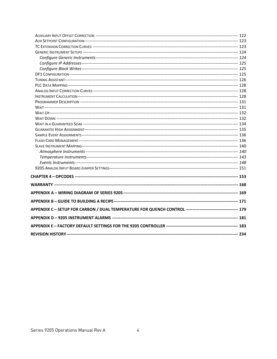 Super Systems 9205 Series User Manual | Page 5 / 235