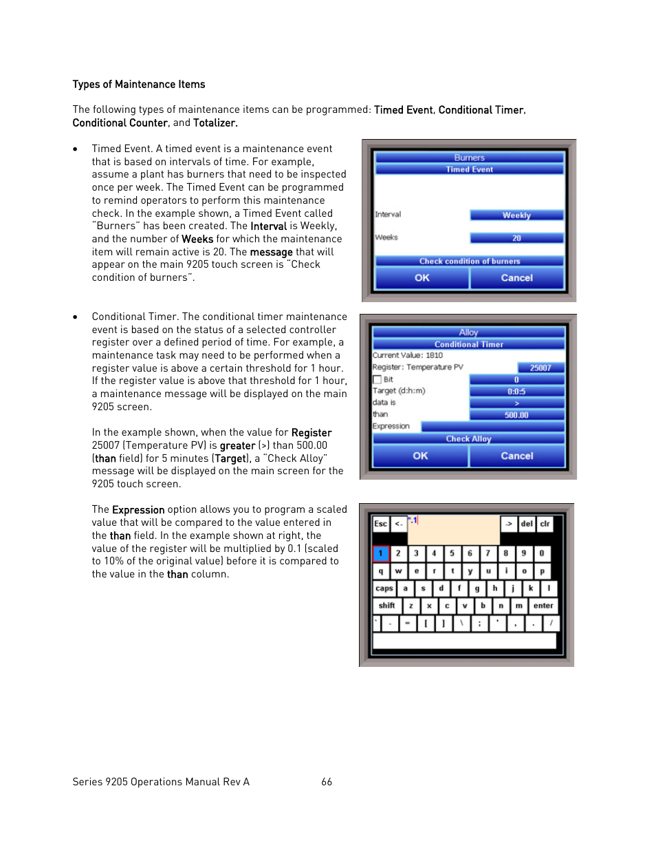 Super Systems 9205 Series User Manual | Page 67 / 235