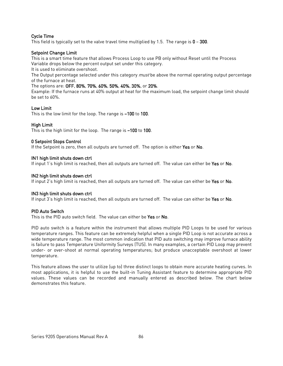 Super Systems 9205 Series User Manual | Page 87 / 235
