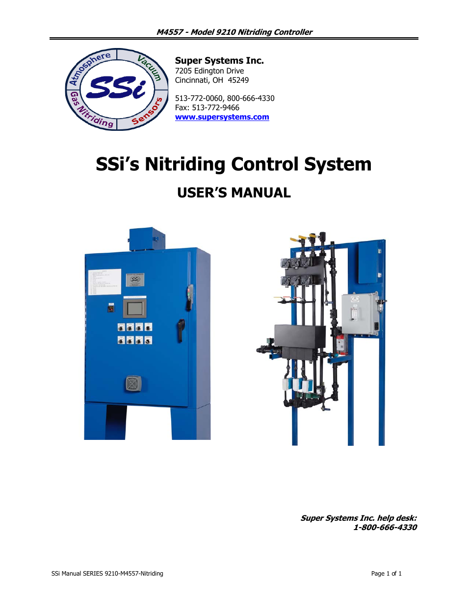 Super Systems 9210 Series User Manual | 65 pages