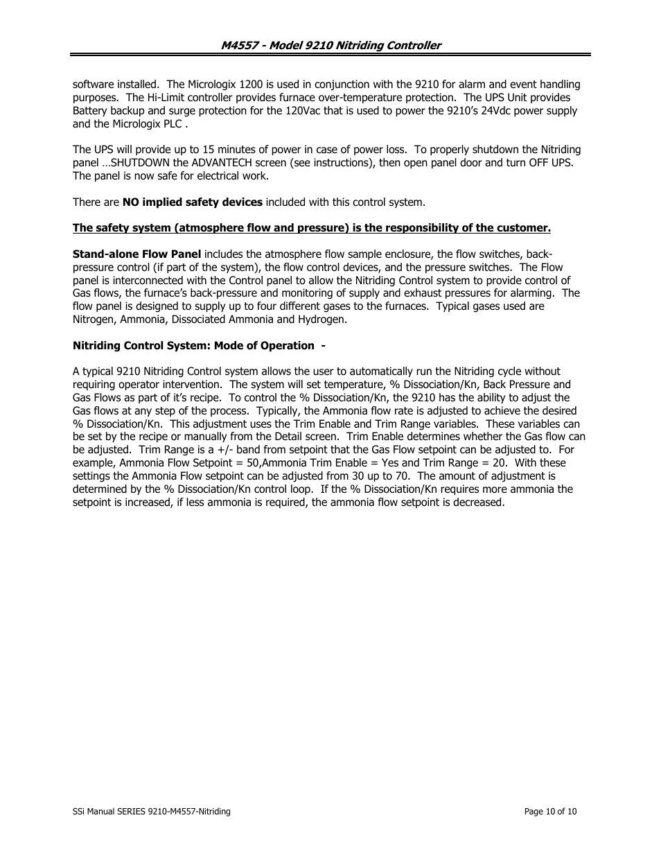Super Systems 9210 Series User Manual | Page 10 / 65