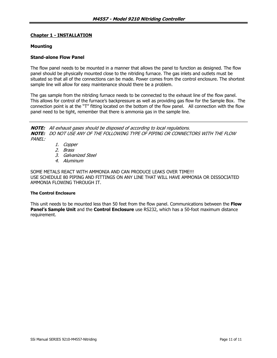 Super Systems 9210 Series User Manual | Page 11 / 65