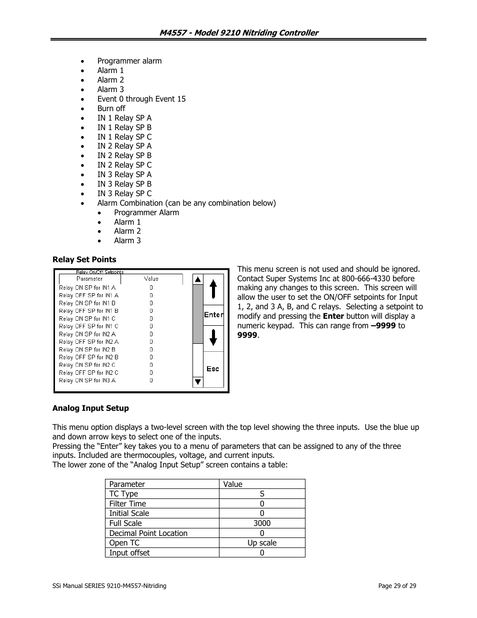 Super Systems 9210 Series User Manual | Page 29 / 65