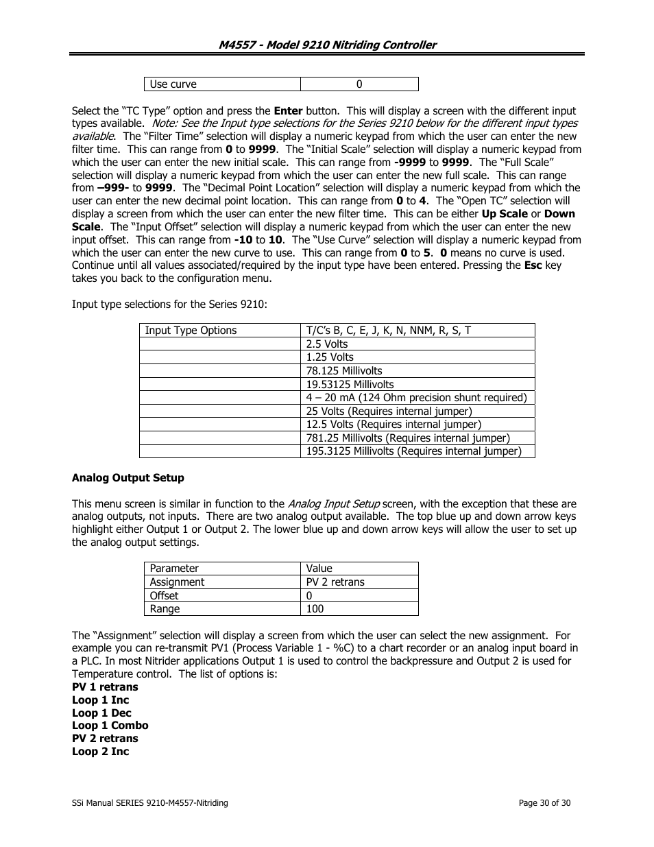 Super Systems 9210 Series User Manual | Page 30 / 65