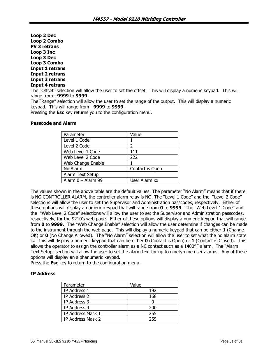 Super Systems 9210 Series User Manual | Page 31 / 65