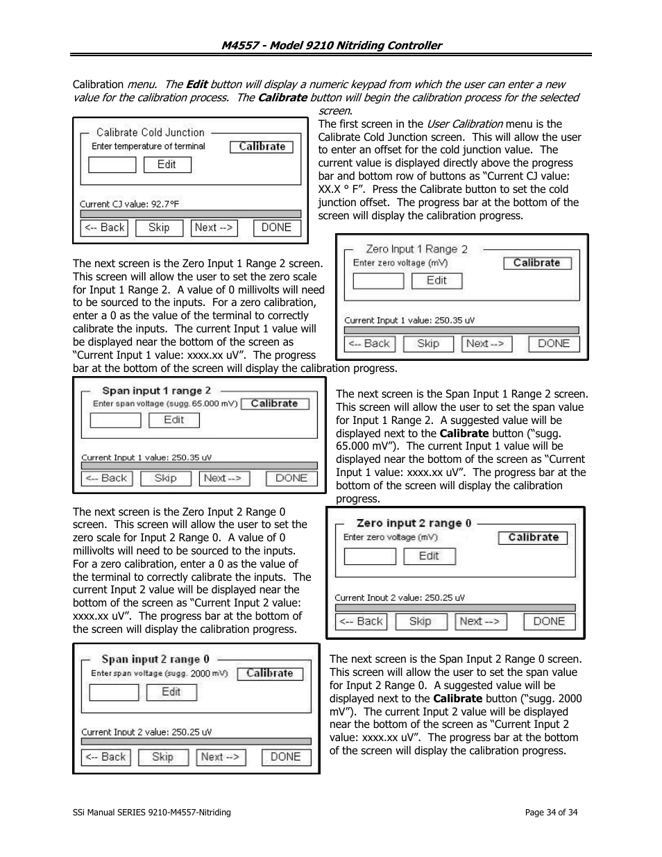 Super Systems 9210 Series User Manual | Page 34 / 65