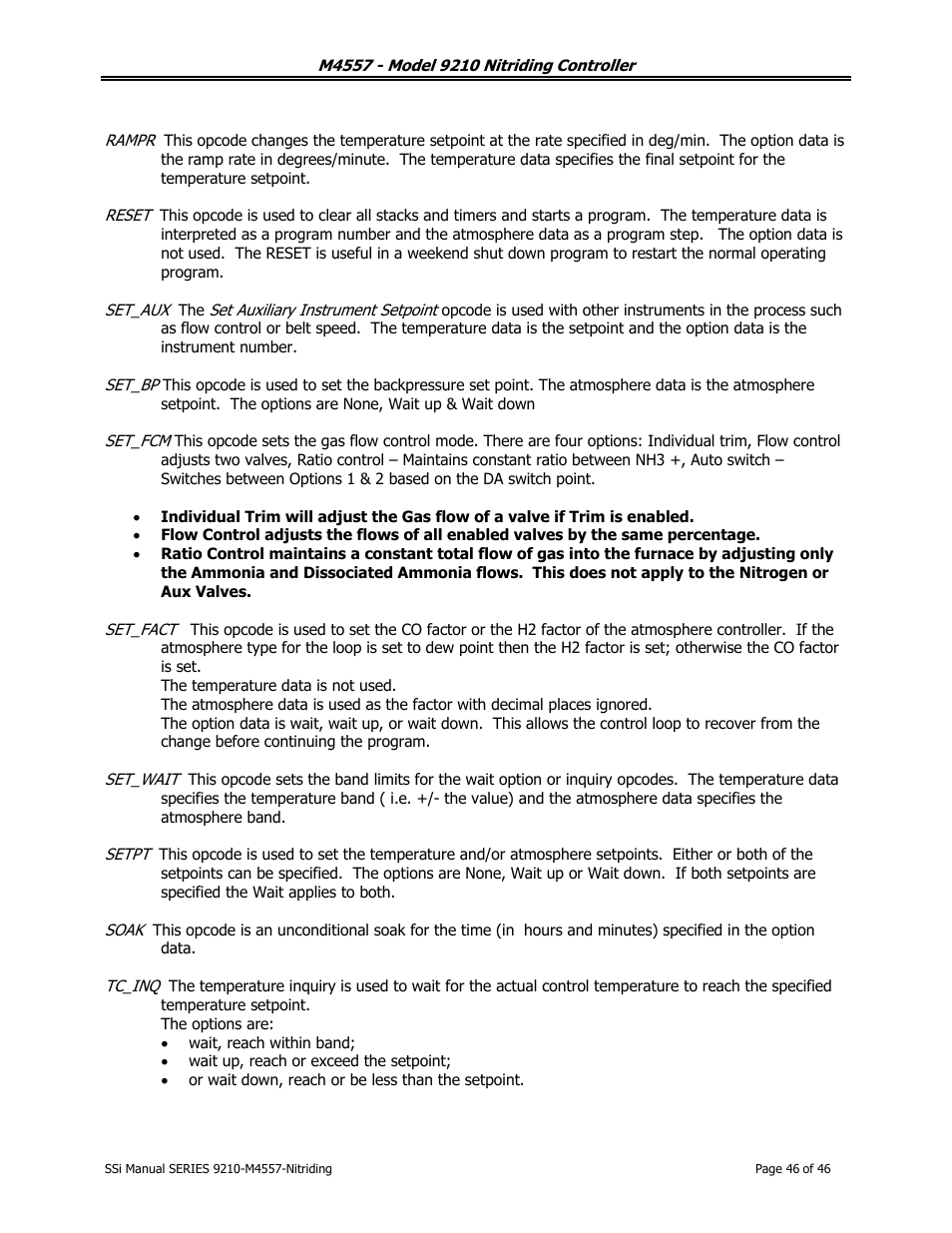 Super Systems 9210 Series User Manual | Page 46 / 65