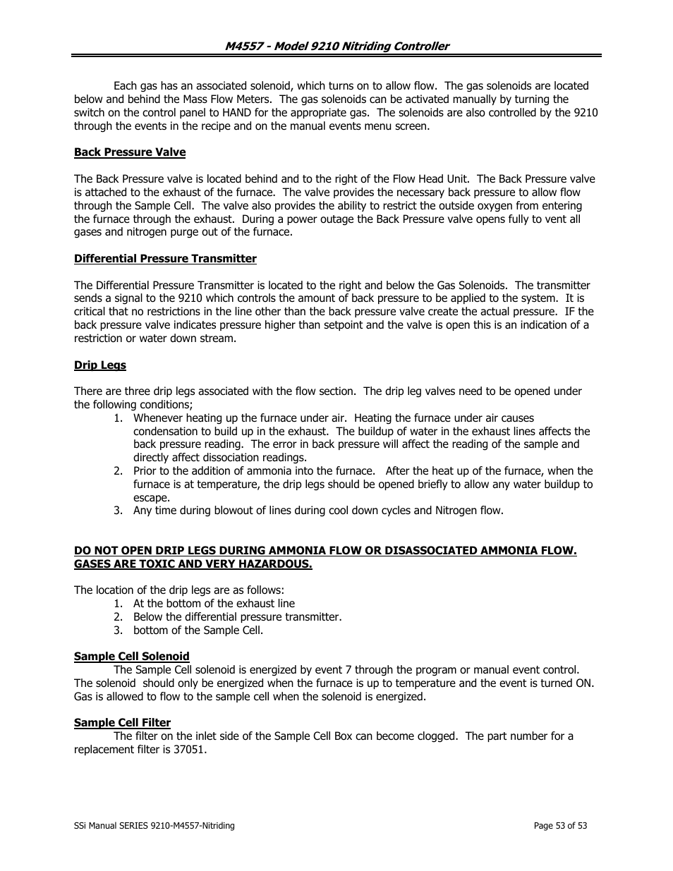 Super Systems 9210 Series User Manual | Page 53 / 65