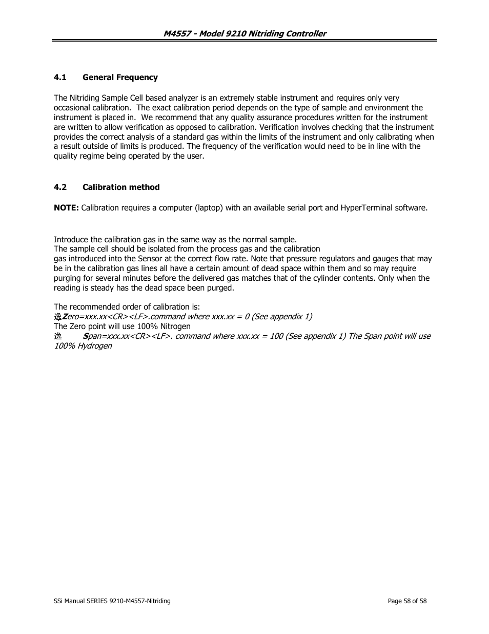 Super Systems 9210 Series User Manual | Page 58 / 65
