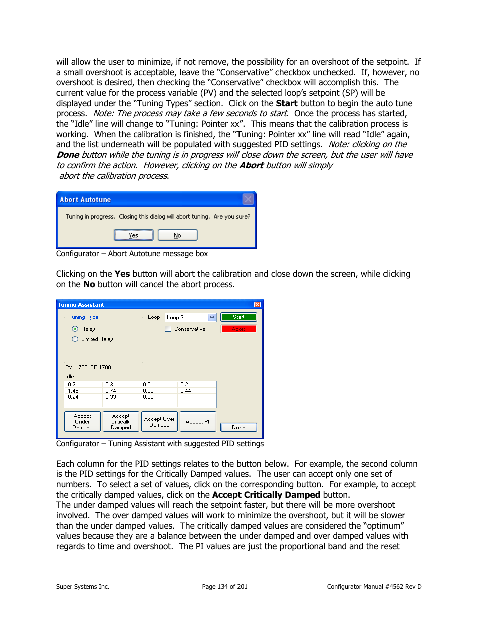 Super Systems PC Configurator 2 User Manual | Page 134 / 201