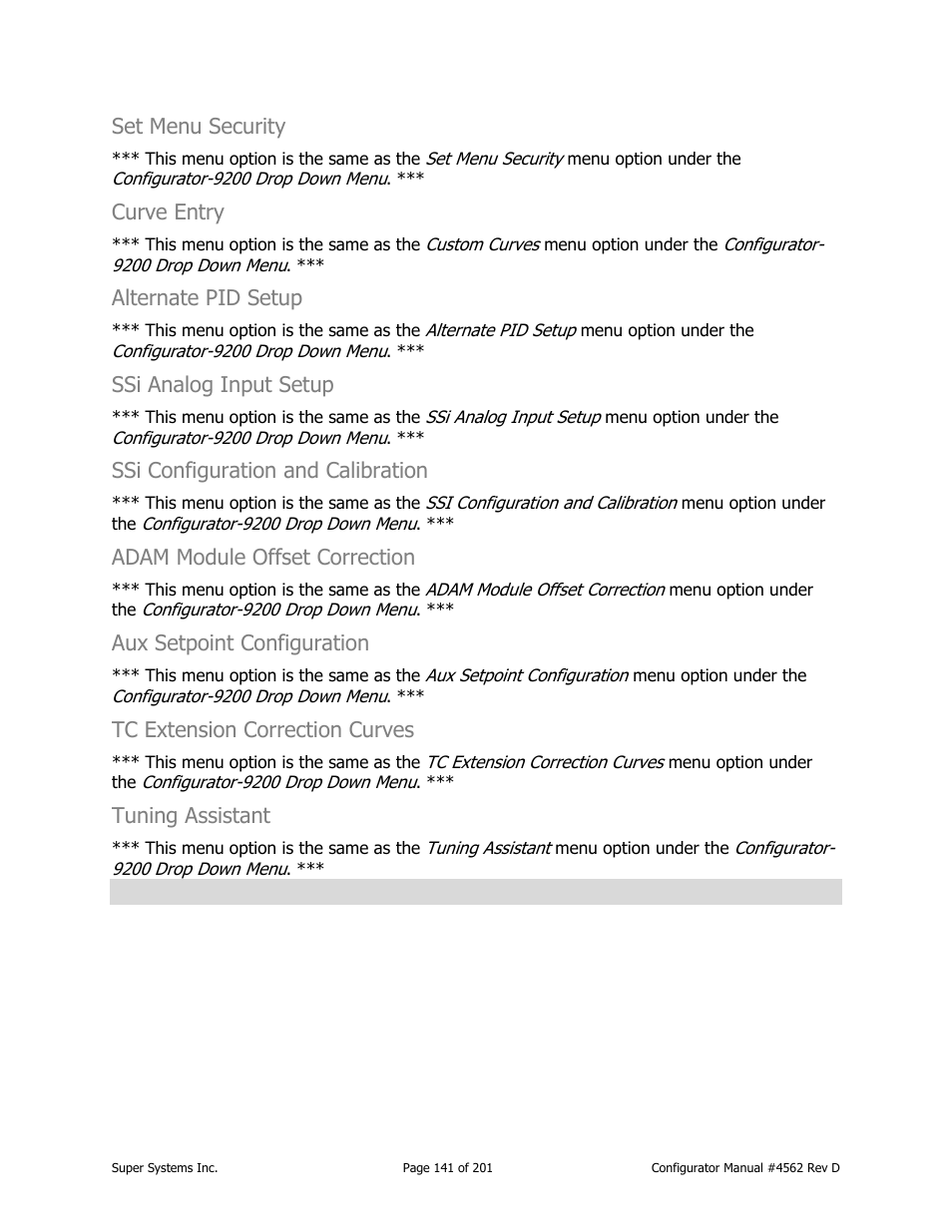 Super Systems PC Configurator 2 User Manual | Page 141 / 201