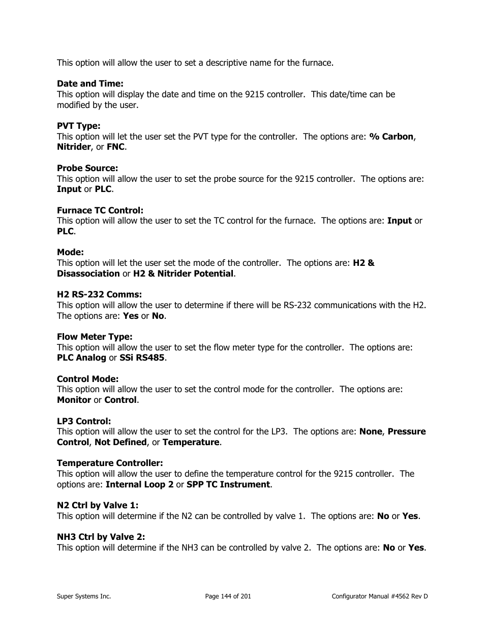 Super Systems PC Configurator 2 User Manual | Page 144 / 201