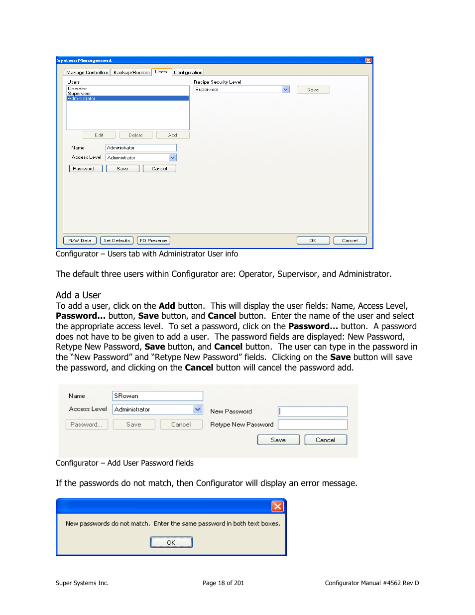 Super Systems PC Configurator 2 User Manual | Page 18 / 201