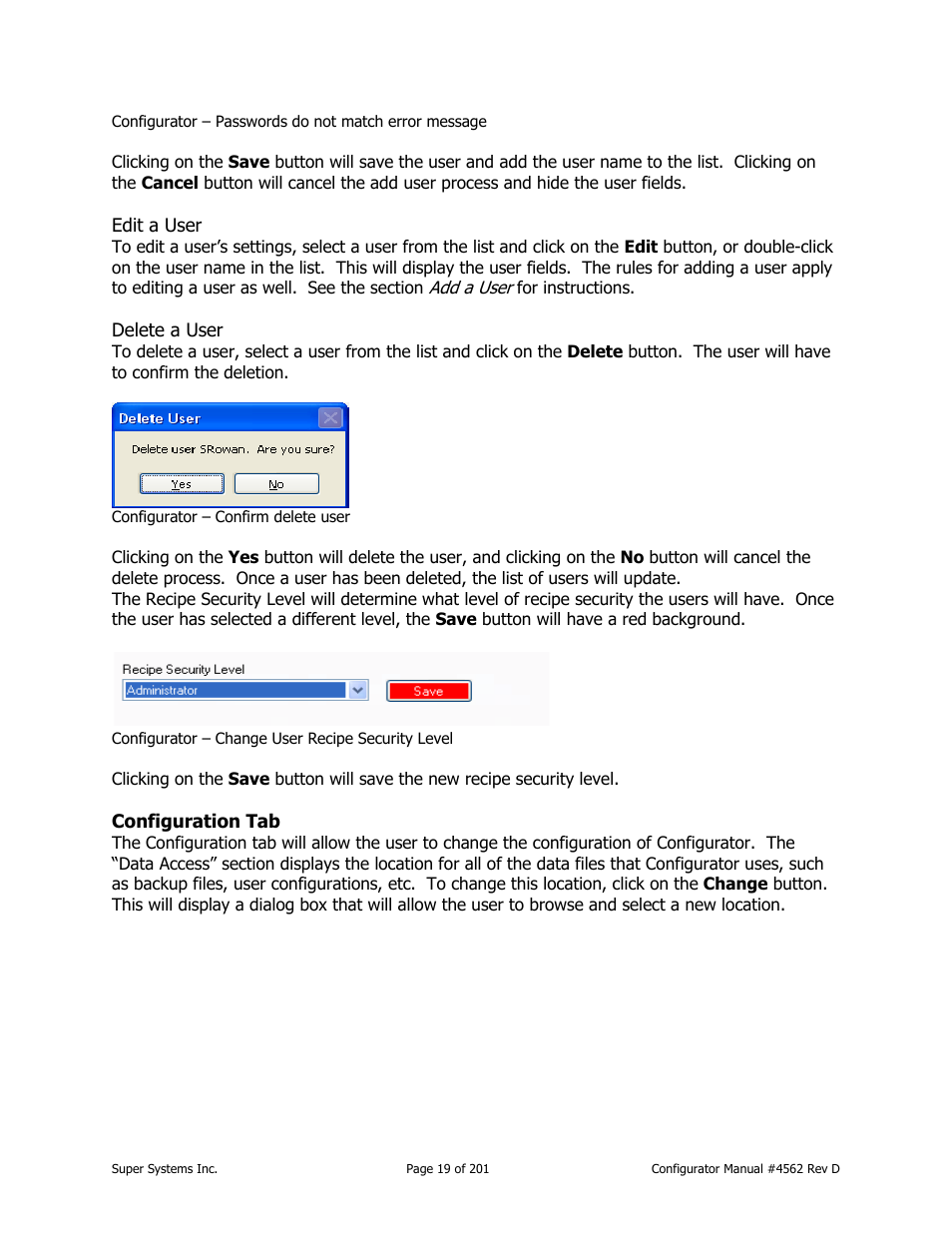 Super Systems PC Configurator 2 User Manual | Page 19 / 201