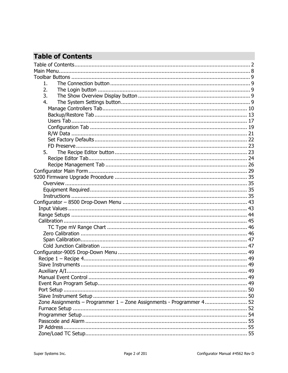 Super Systems PC Configurator 2 User Manual | Page 2 / 201