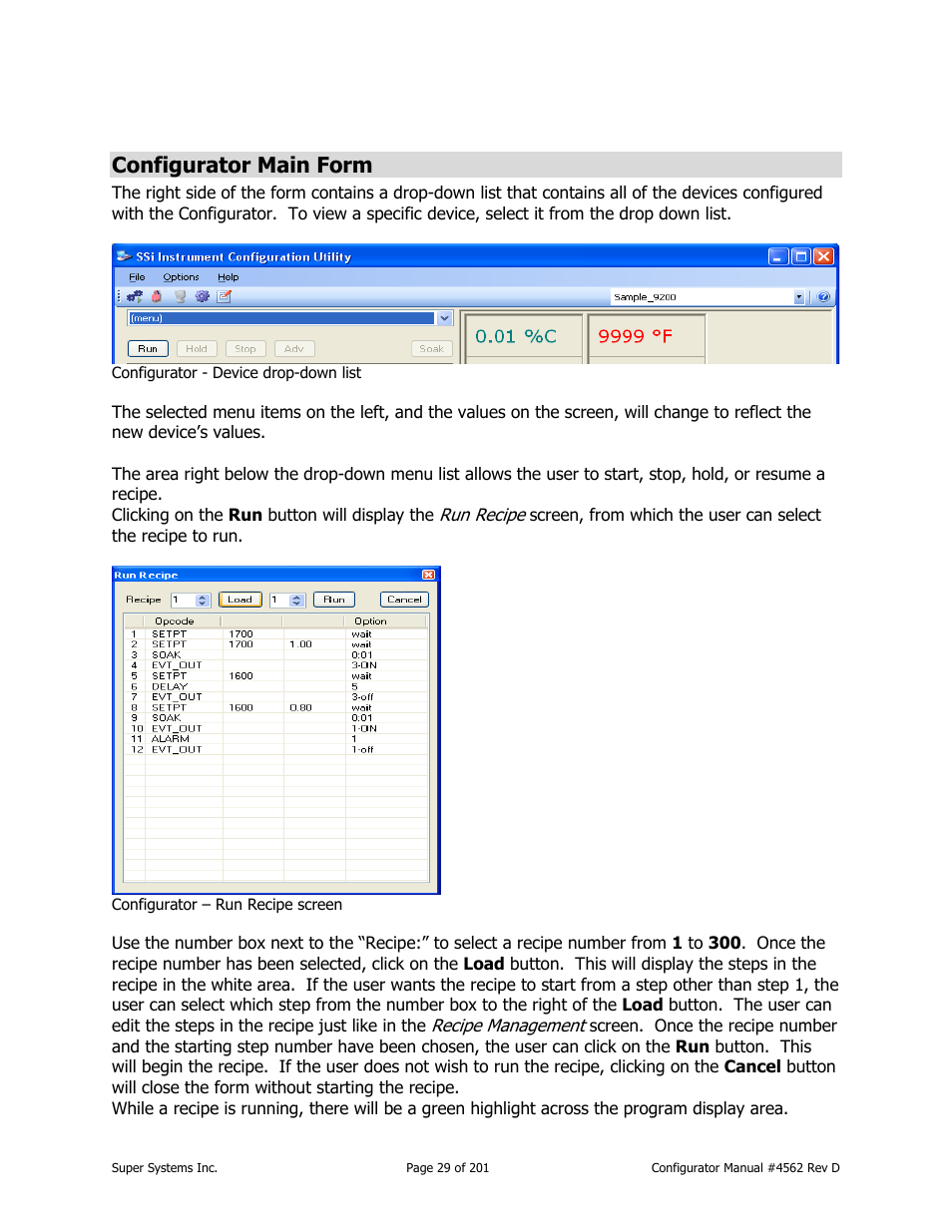 Configurator main form | Super Systems PC Configurator 2 User Manual | Page 29 / 201