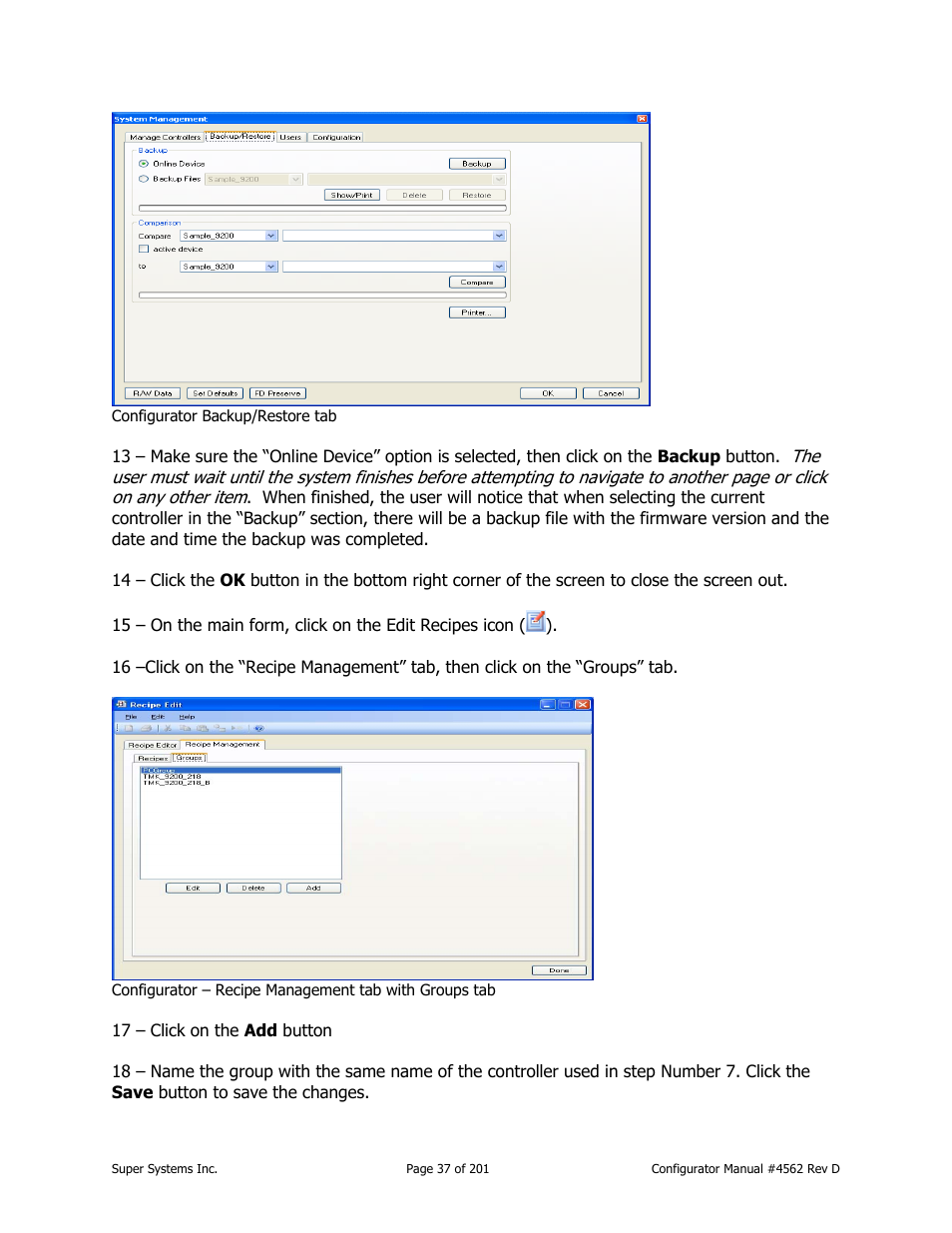 Super Systems PC Configurator 2 User Manual | Page 37 / 201