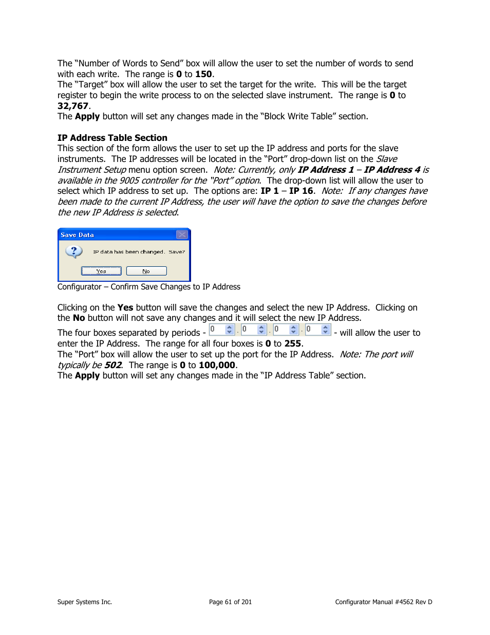 Super Systems PC Configurator 2 User Manual | Page 61 / 201
