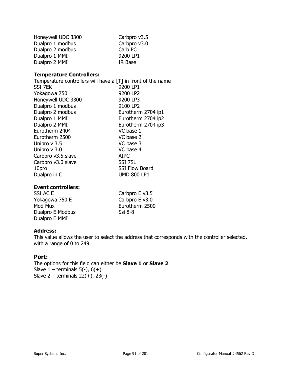Super Systems PC Configurator 2 User Manual | Page 91 / 201