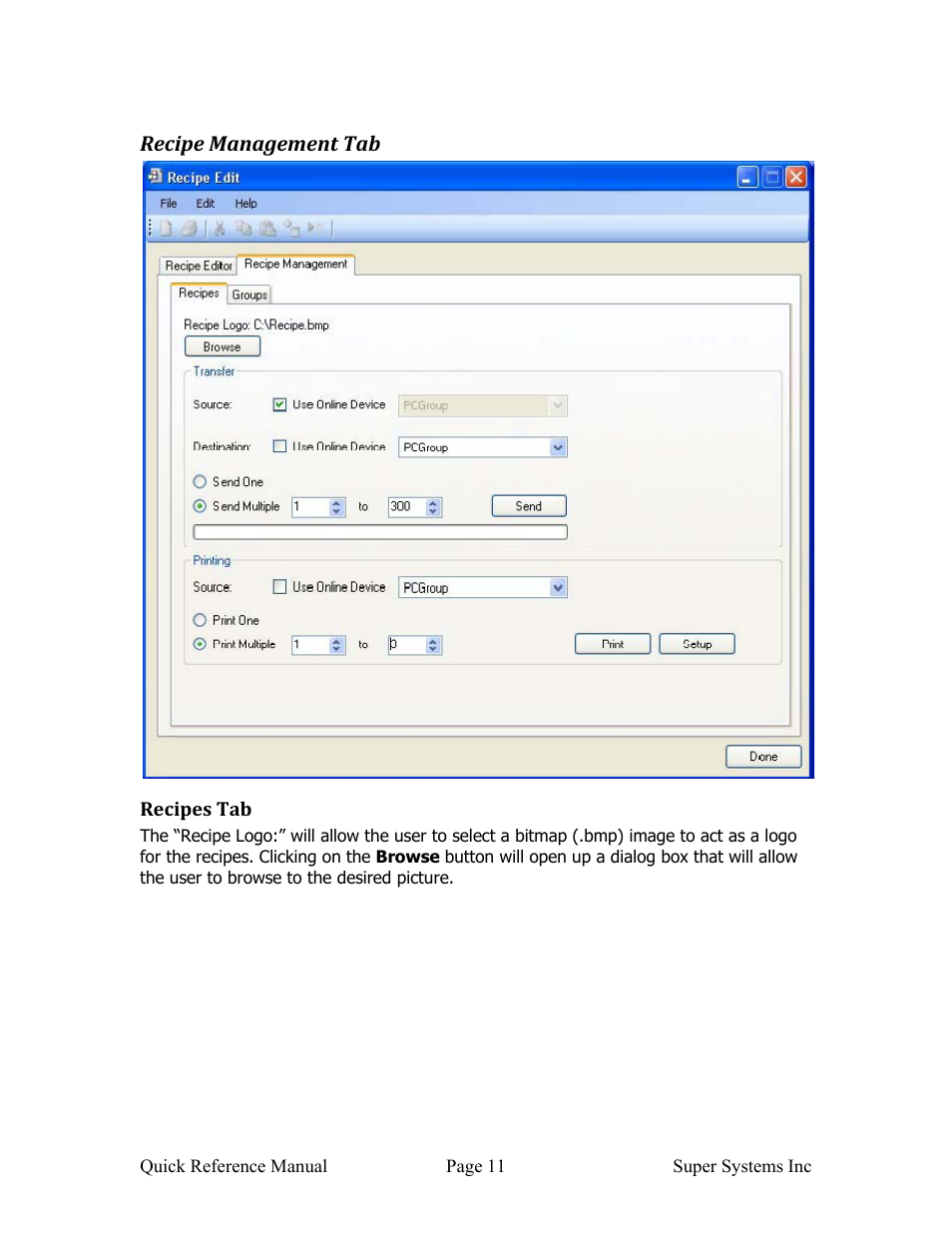 Super Systems PC Configurator 2 Quick Start User Manual | Page 10 / 15