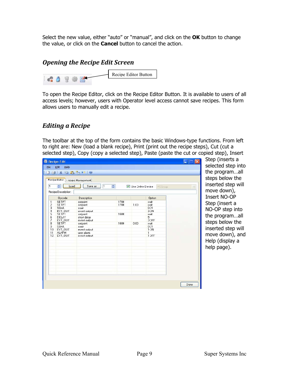 Super Systems PC Configurator 2 Quick Start User Manual | Page 8 / 15
