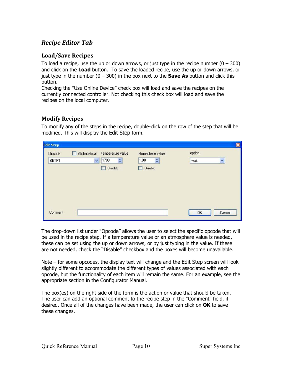 Super Systems PC Configurator 2 Quick Start User Manual | Page 9 / 15