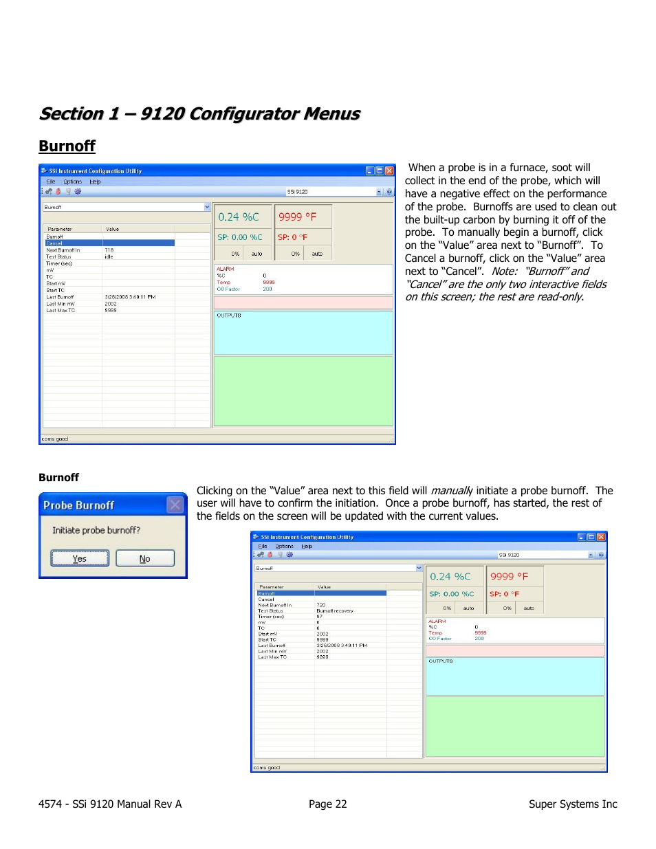 Super Systems 9120 User Manual | Page 22 / 45