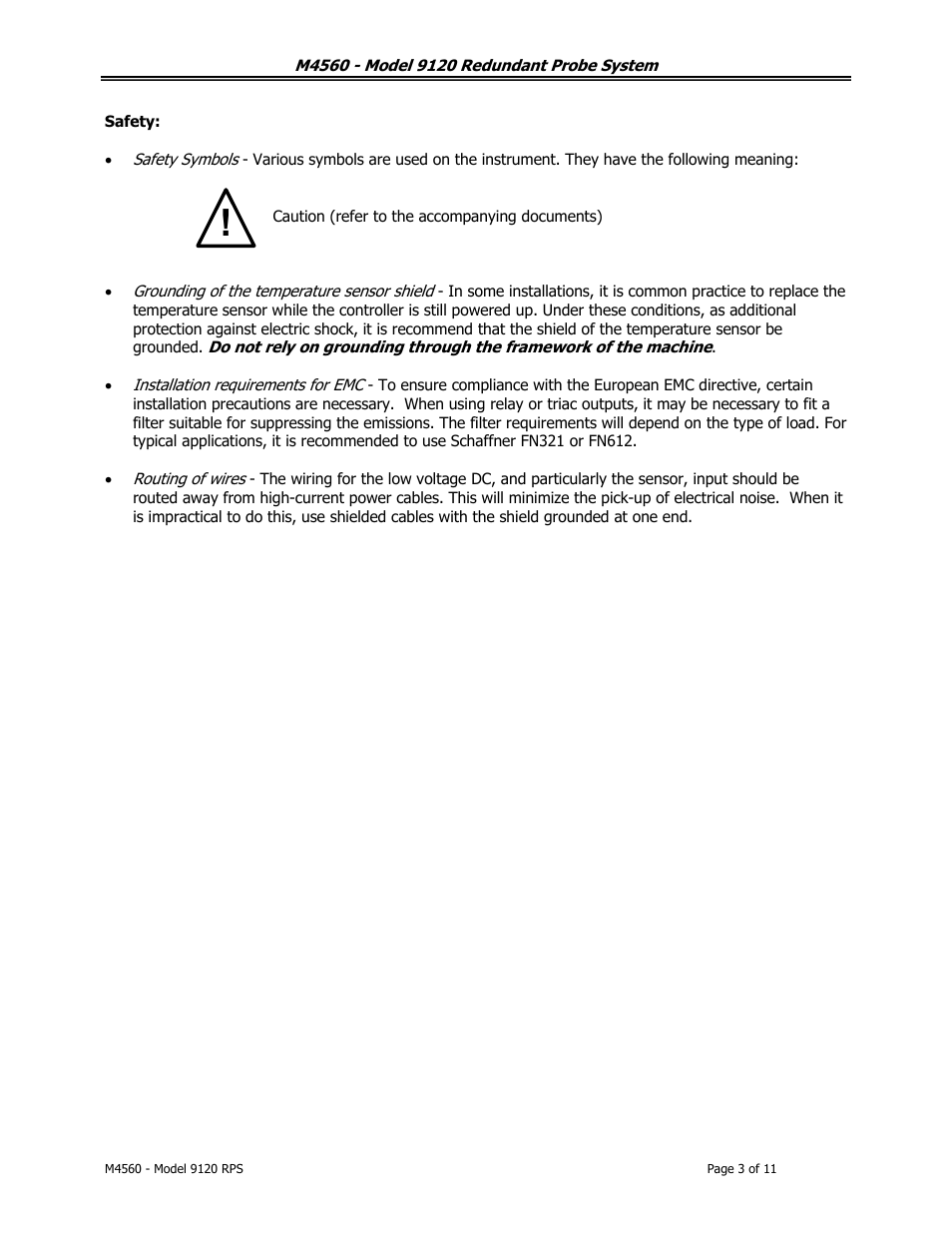 Super Systems 9120 RPS User Manual | Page 3 / 11