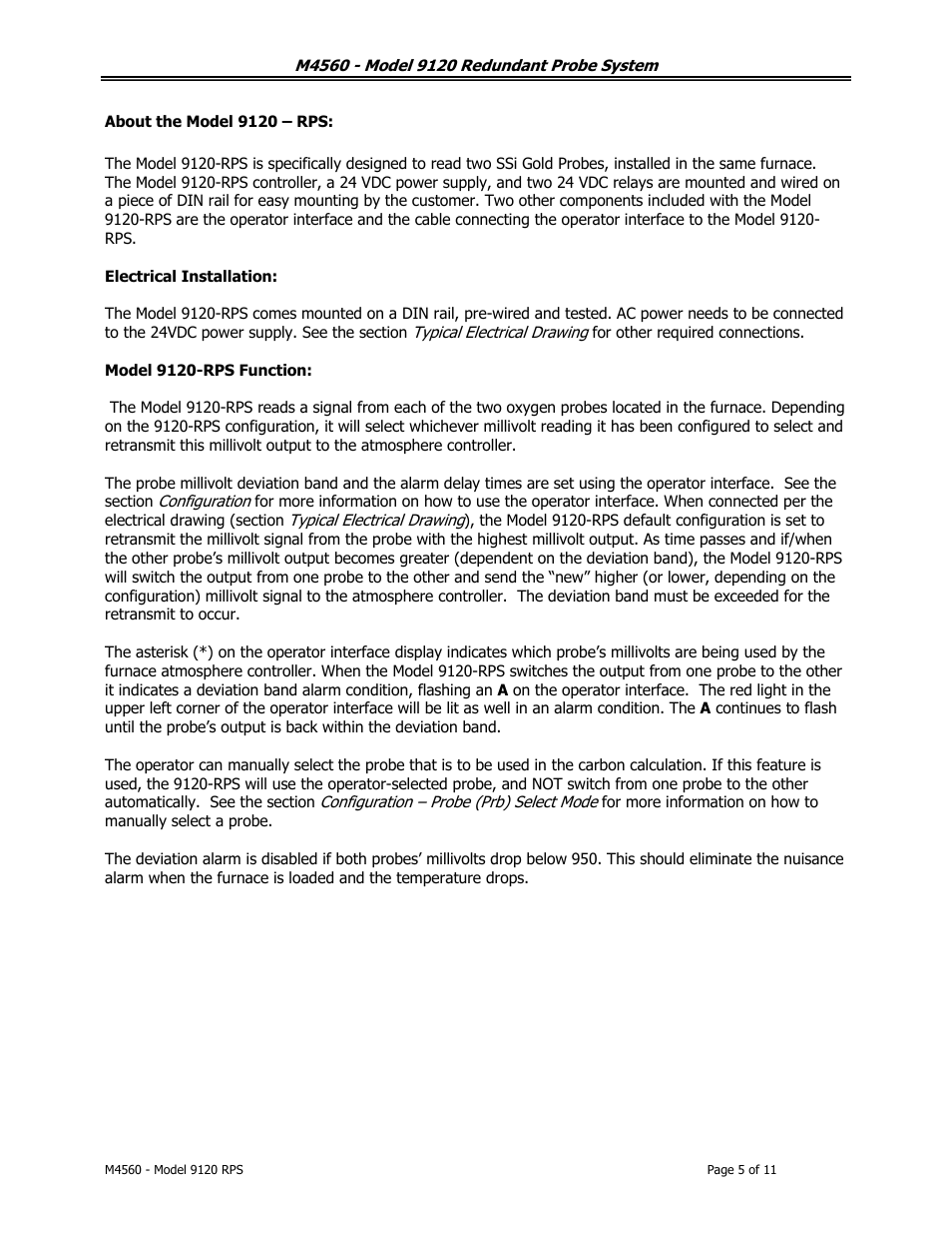 Super Systems 9120 RPS User Manual | Page 5 / 11