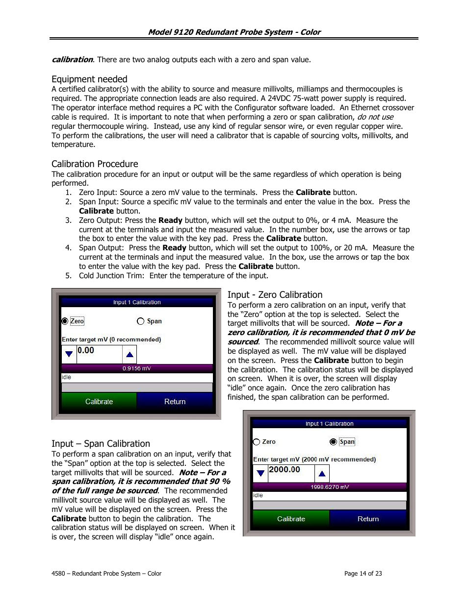 Super Systems 9120 RPSC User Manual | Page 14 / 23