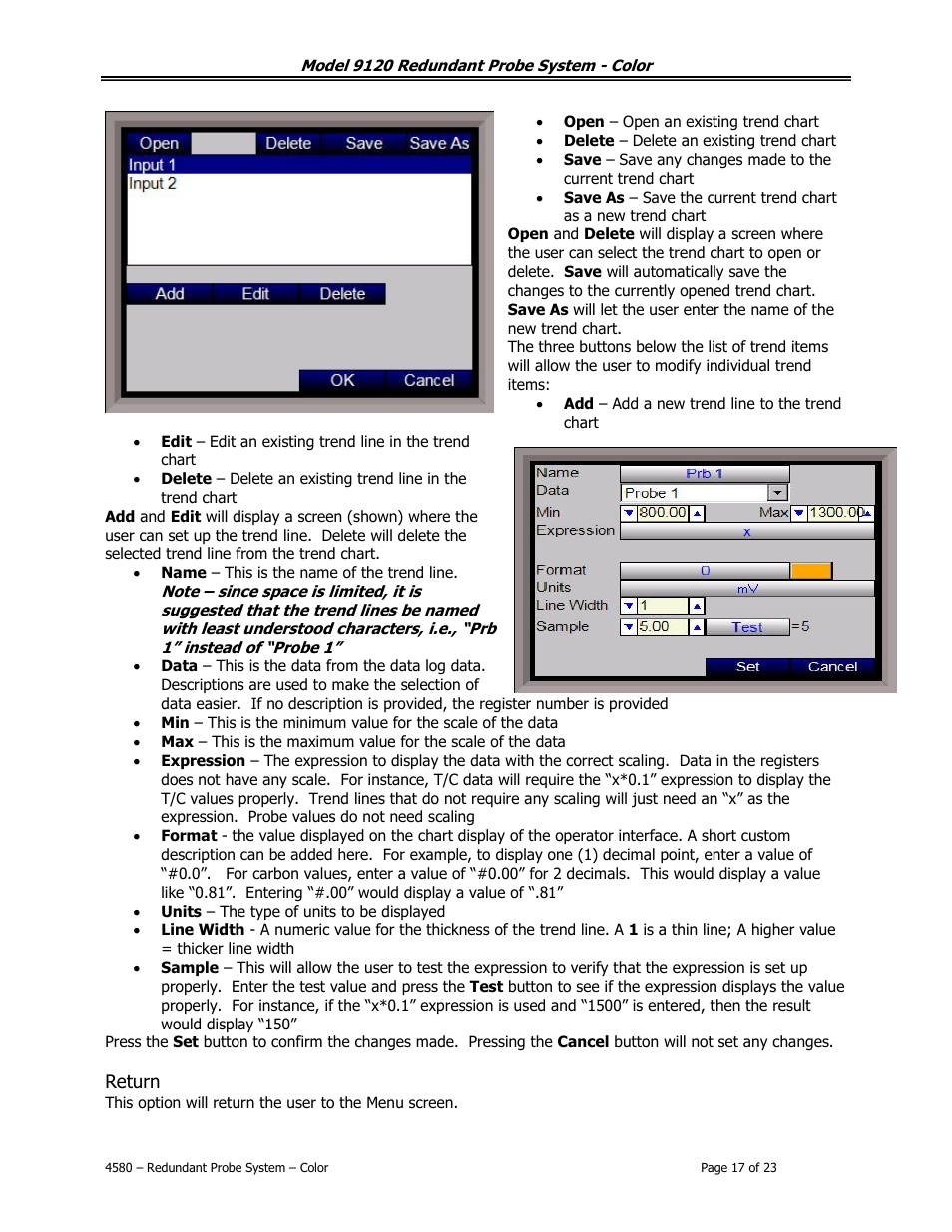 Super Systems 9120 RPSC User Manual | Page 17 / 23