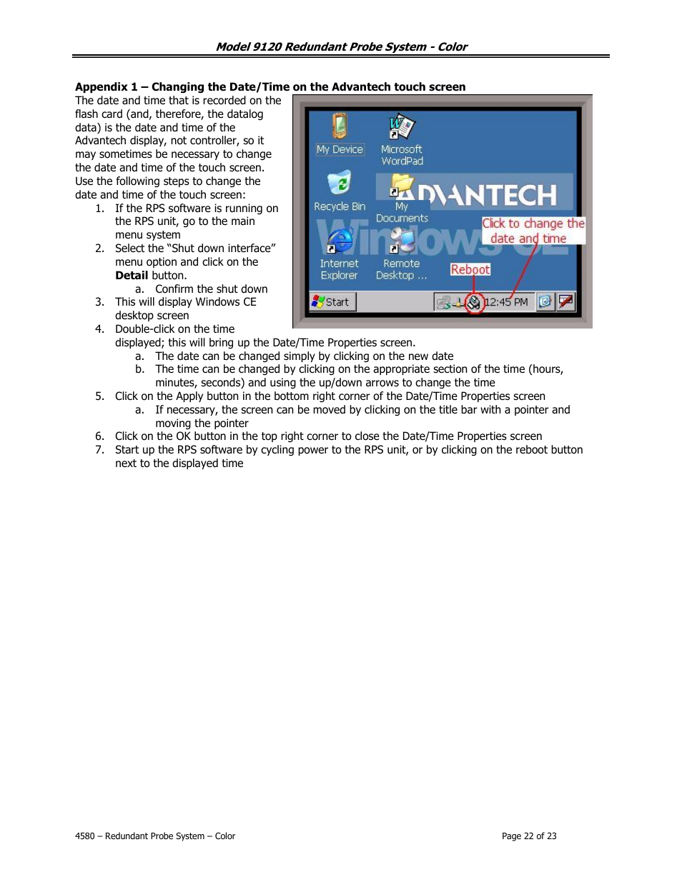 Super Systems 9120 RPSC User Manual | Page 22 / 23