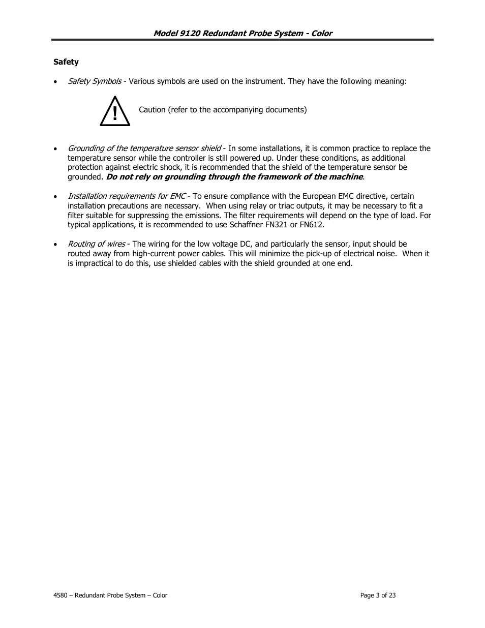 Super Systems 9120 RPSC User Manual | Page 3 / 23