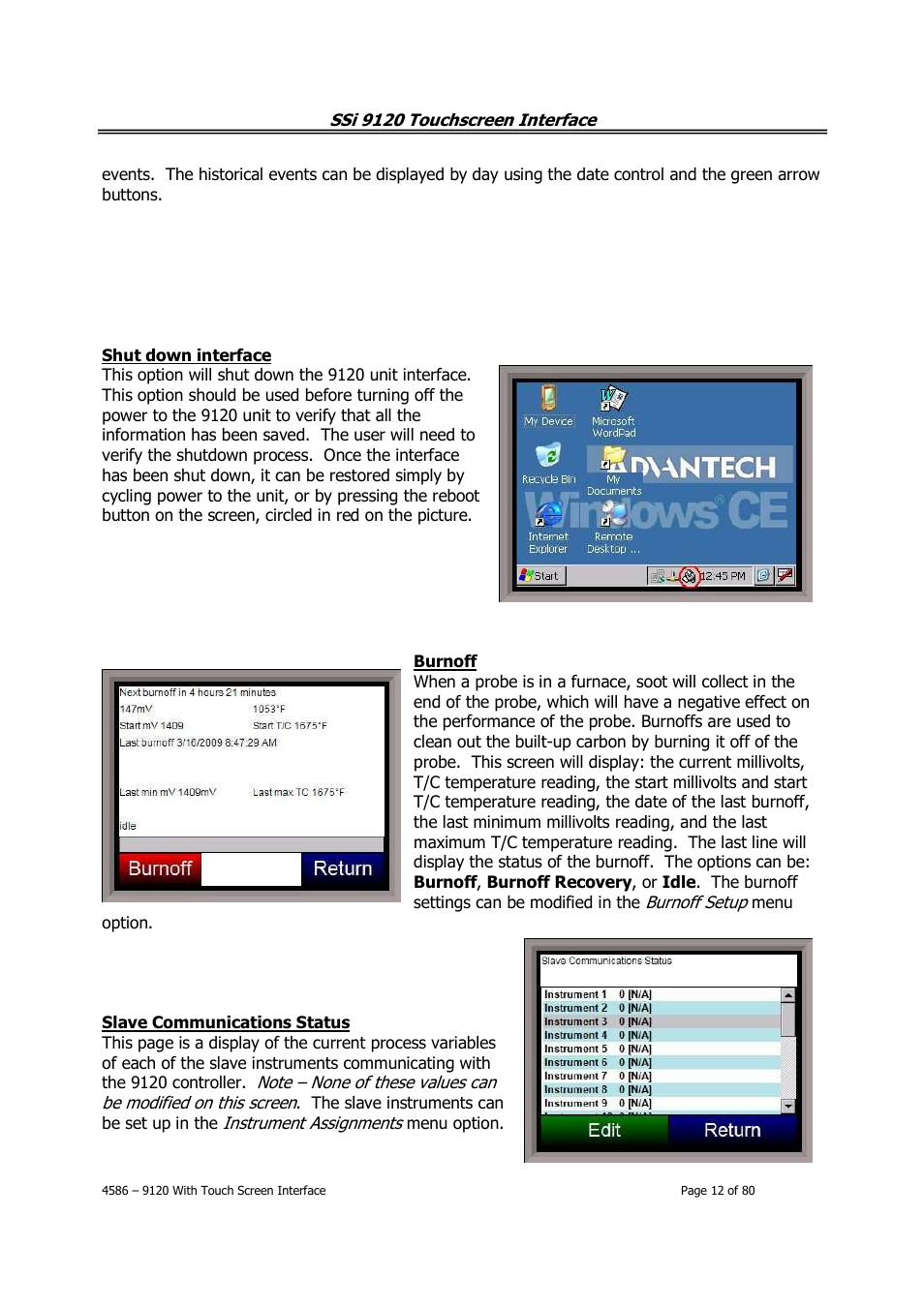 Super Systems 9120 with TS User Manual | Page 12 / 80