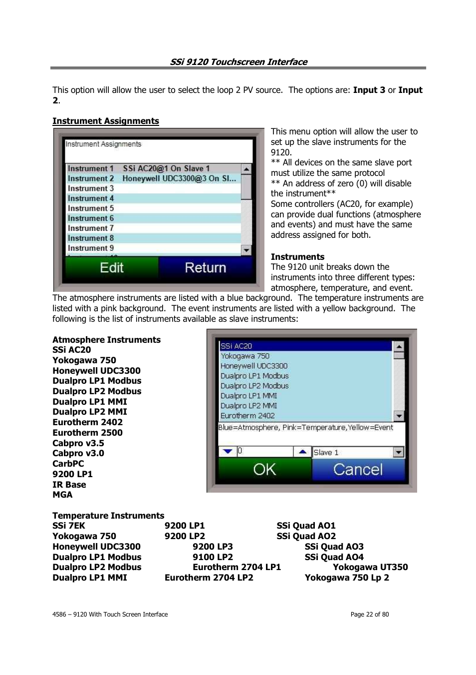 Super Systems 9120 with TS User Manual | Page 22 / 80