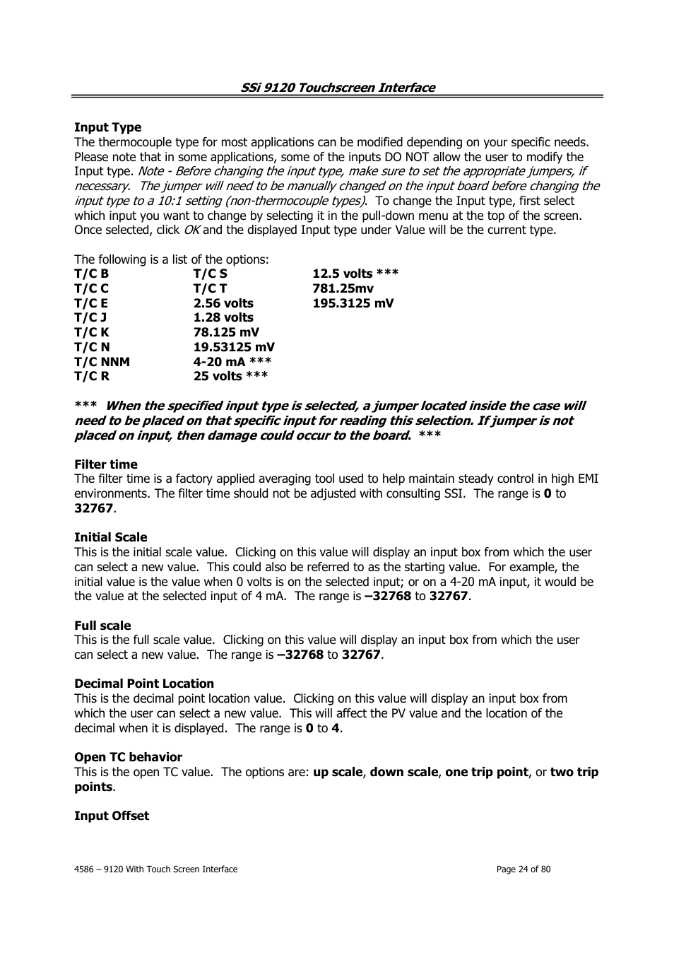 Super Systems 9120 with TS User Manual | Page 24 / 80