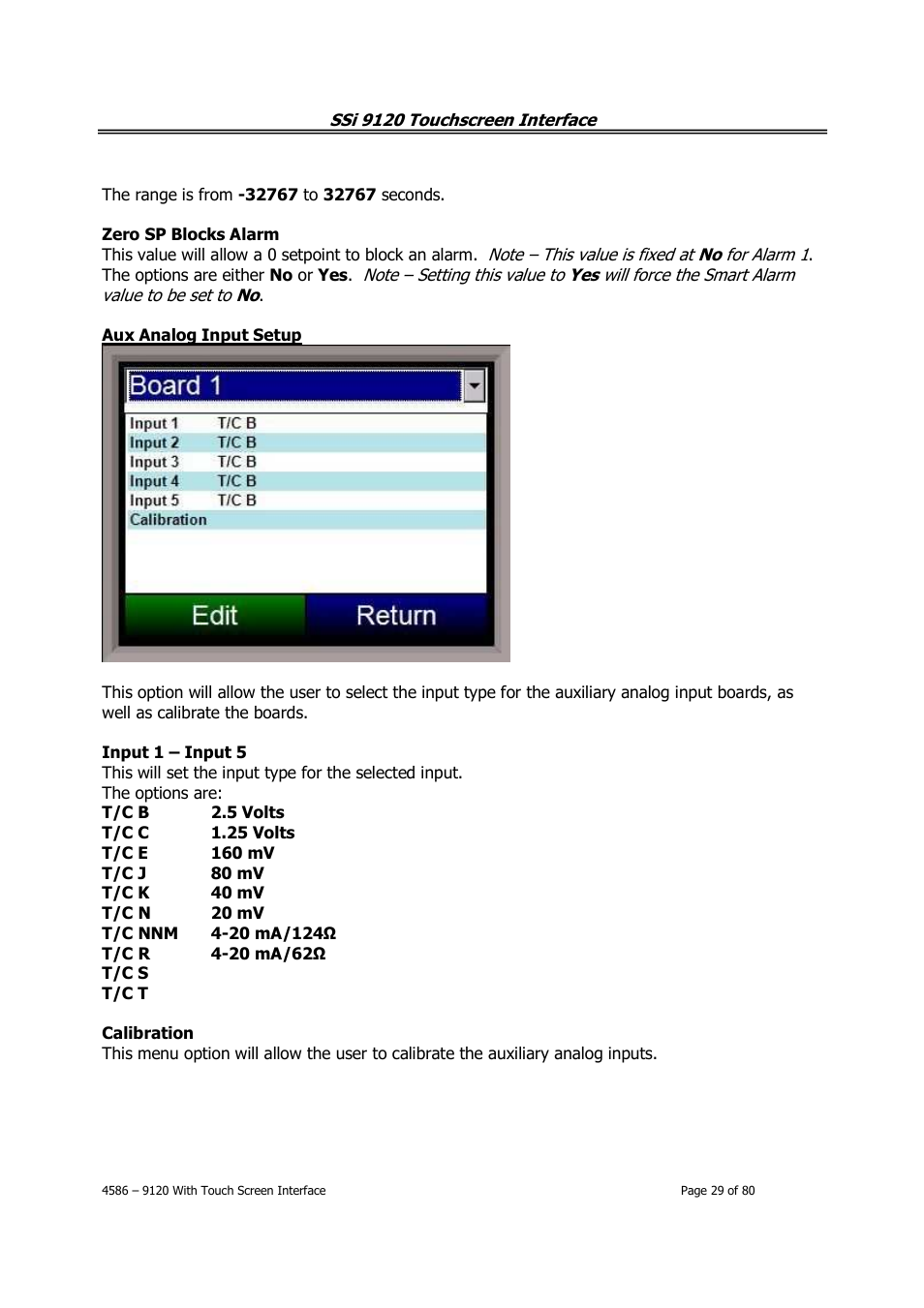 Super Systems 9120 with TS User Manual | Page 29 / 80