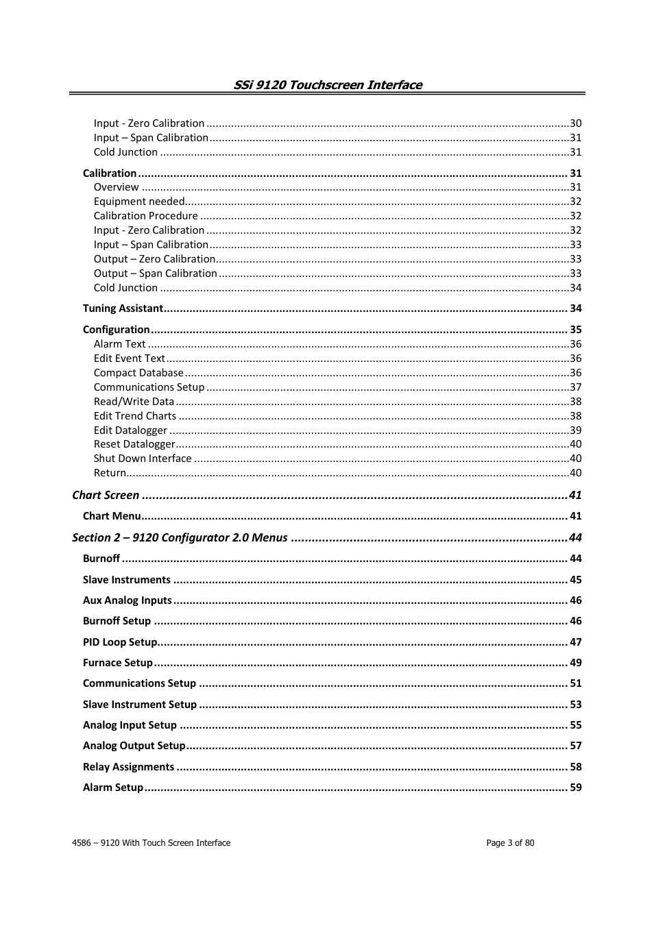 Super Systems 9120 with TS User Manual | Page 3 / 80