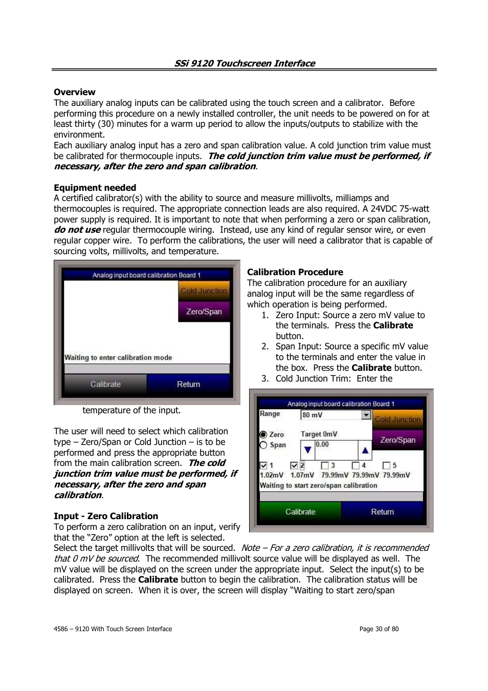 Super Systems 9120 with TS User Manual | Page 30 / 80