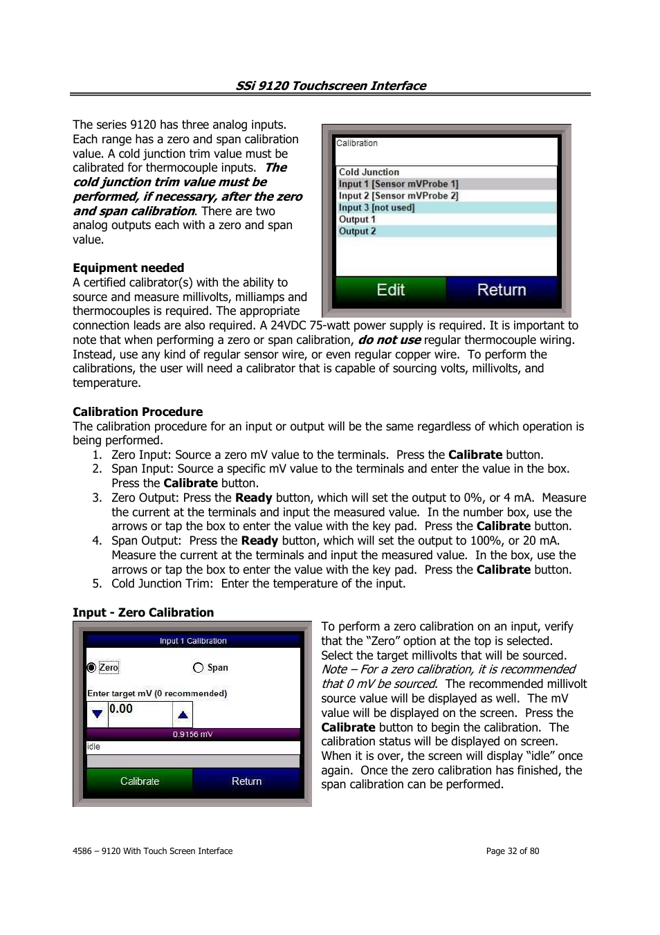 Super Systems 9120 with TS User Manual | Page 32 / 80